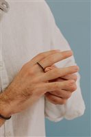 Anello Comete Uomo Tennis in Acciaio chirurgico (316L) Spinello UAN123L - UAN123S